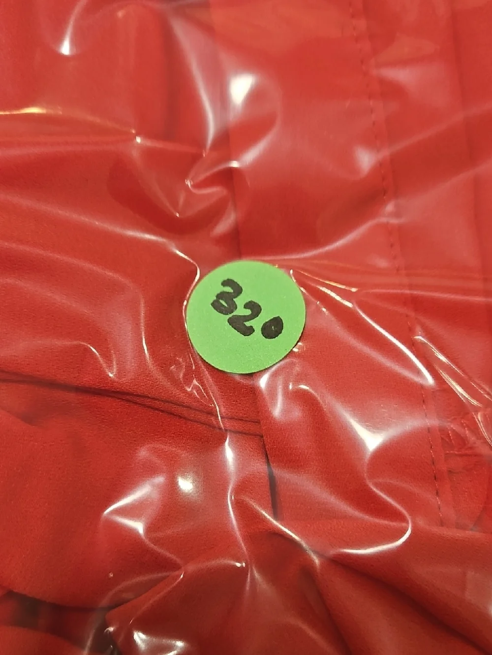 My Michelle Red Hi-Lo Polyester Blouse Sz XL
